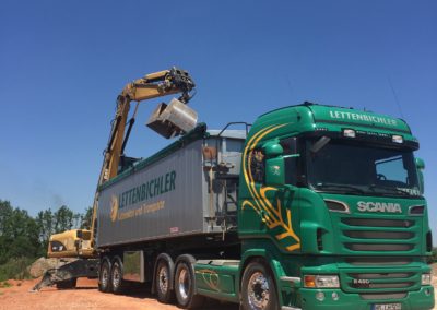 Lettenbichler transport Lastwagen LKW beladen