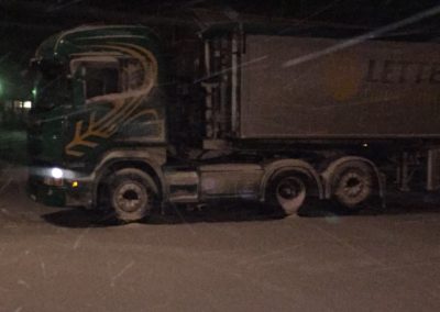 Lettenbichler Lastwagen winter nacht